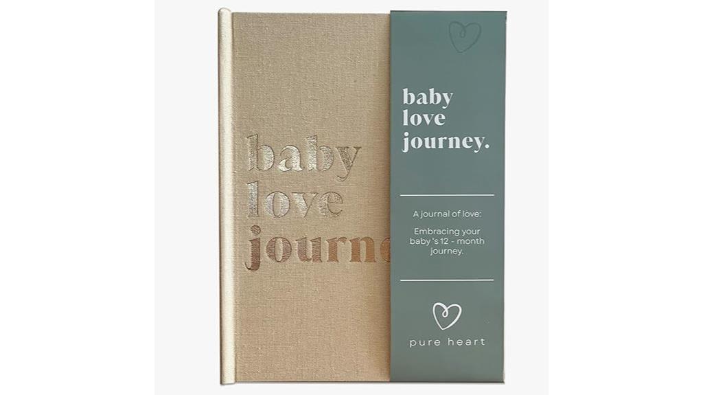 minimalist baby book keepsake