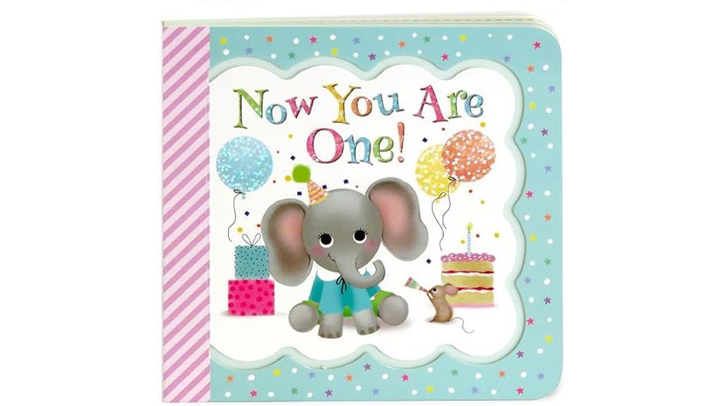 1st birthday card book