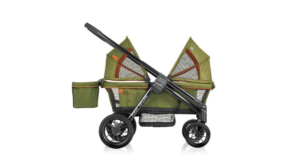 all terrain stroller wagon green