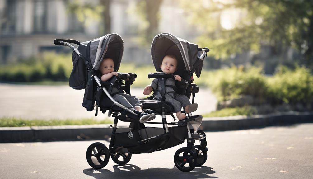 choosing stroller for twins