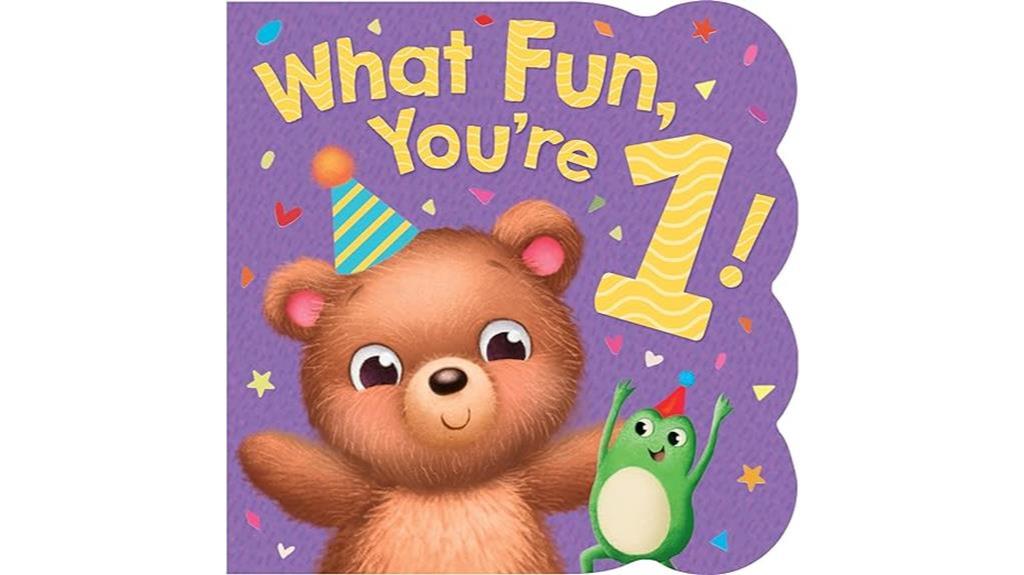 colorful kids birthday book