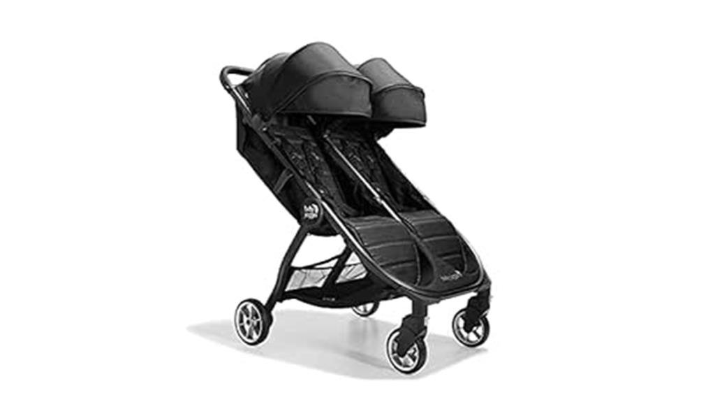 compact double stroller option