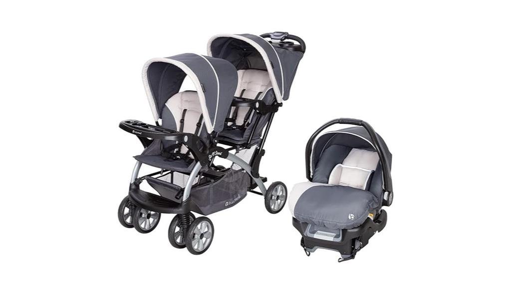 convenient double stroller design