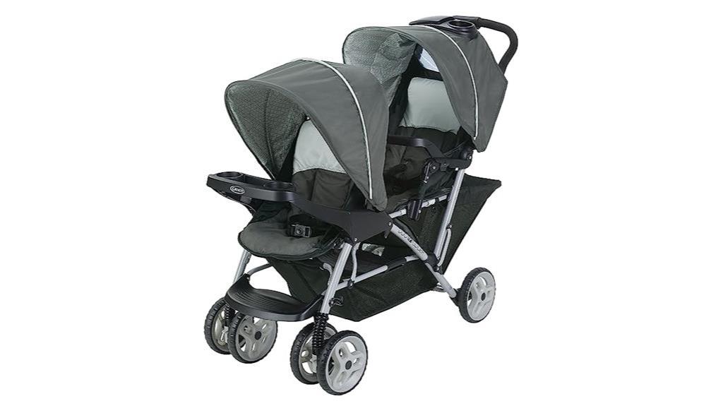 convenient double stroller design