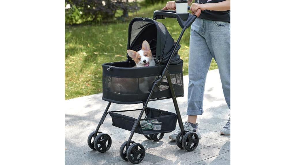 convenient folding stroller design
