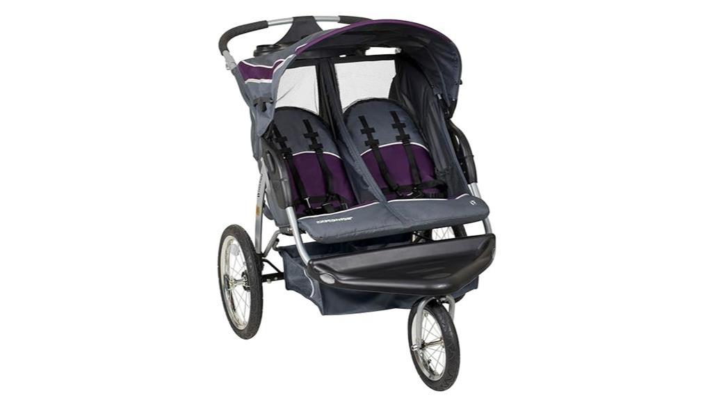 double jogger stroller design