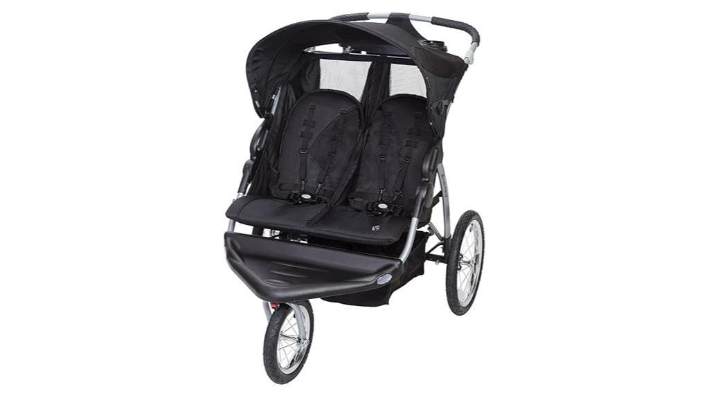 double jogger stroller in griffin