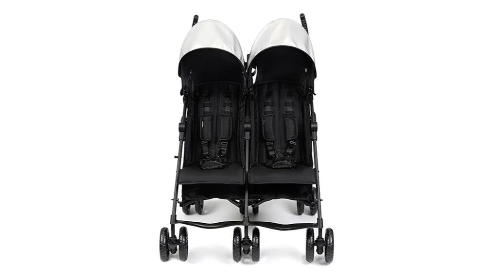 double stroller with harness