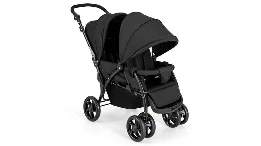 double stroller with tandem