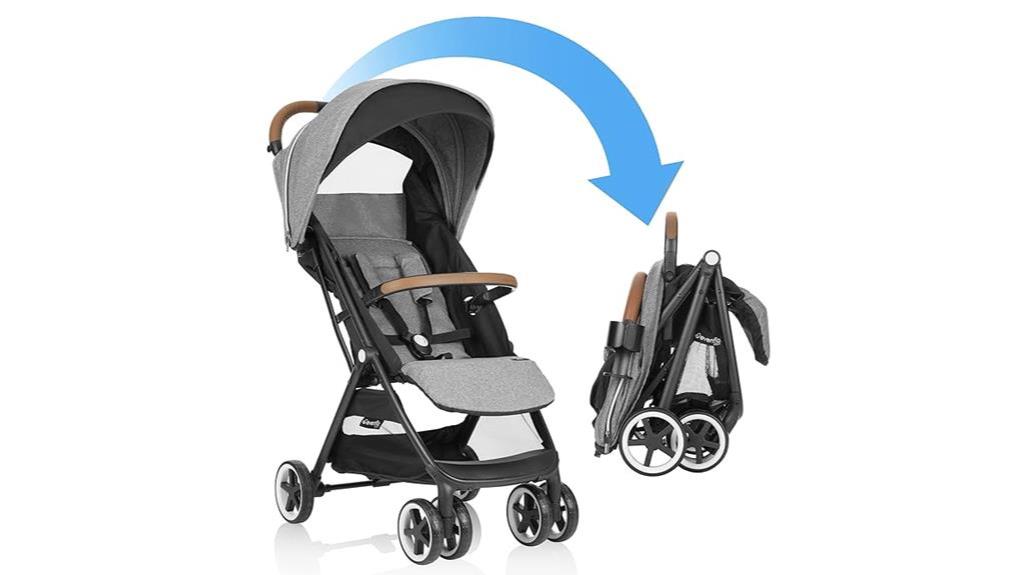 innovative self folding stroller design