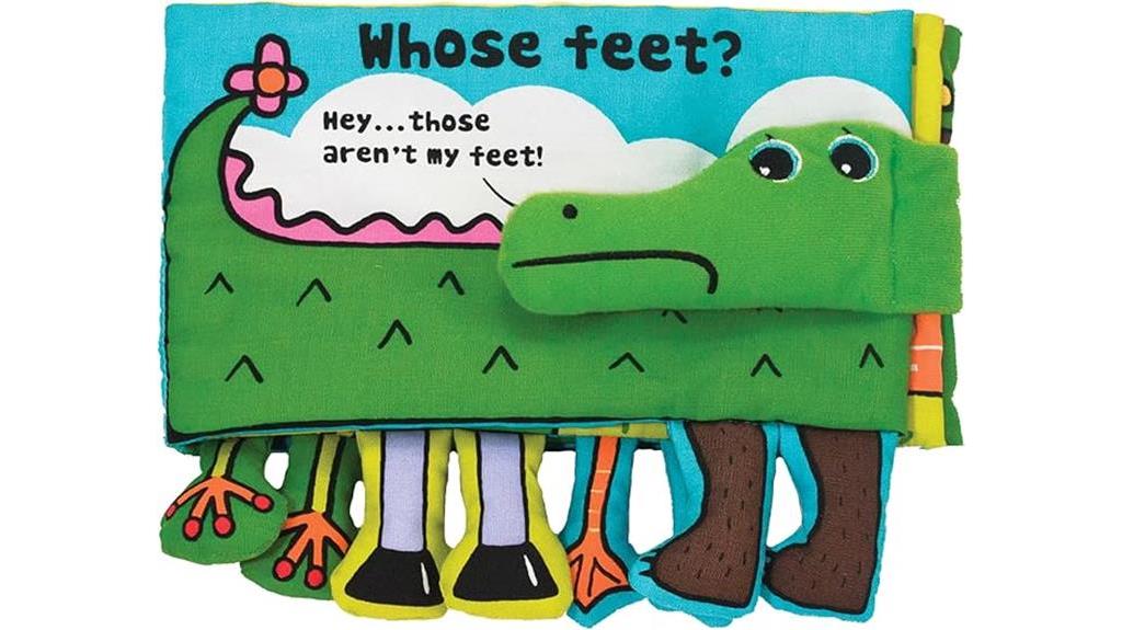 interactive baby book feet