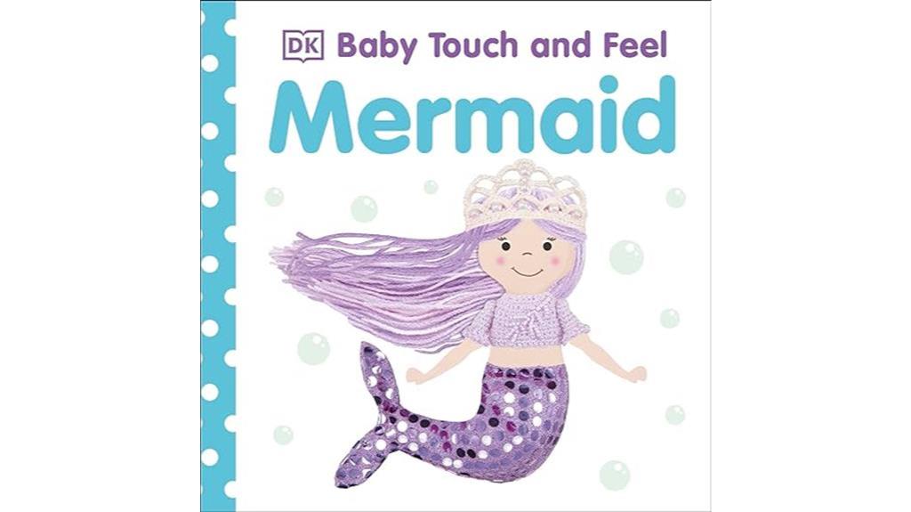 interactive mermaid themed baby book