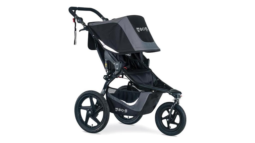 jogging stroller in graphite