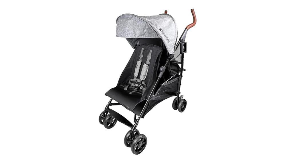 lightweight tandem double stroller