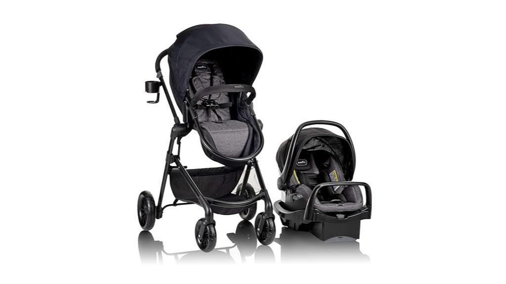 modular travel system grey