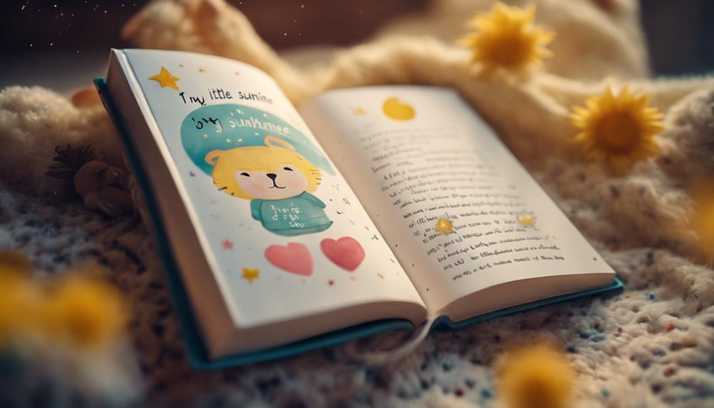 personalized baby book messages