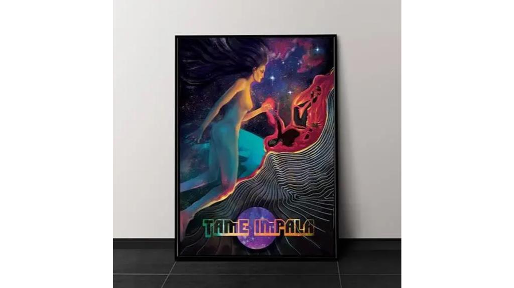 psychedelic album art poster