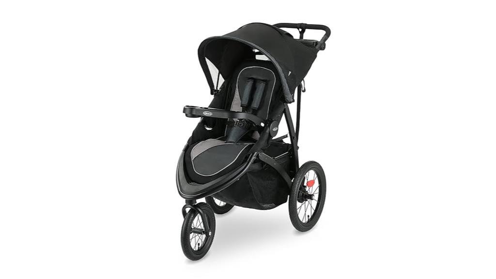 red graco jogging stroller