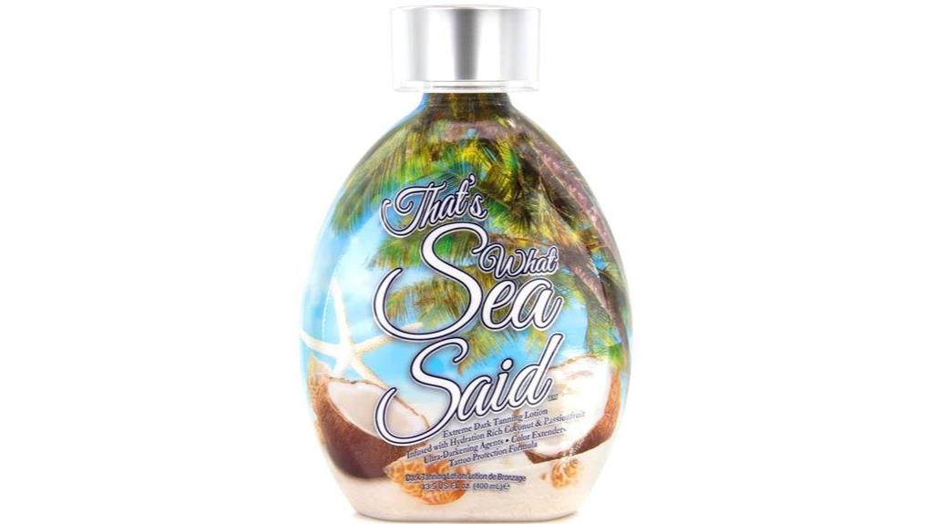 That's What Sea Said Tanning Lotion Accelerator