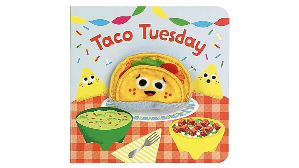 taco themed board book delight