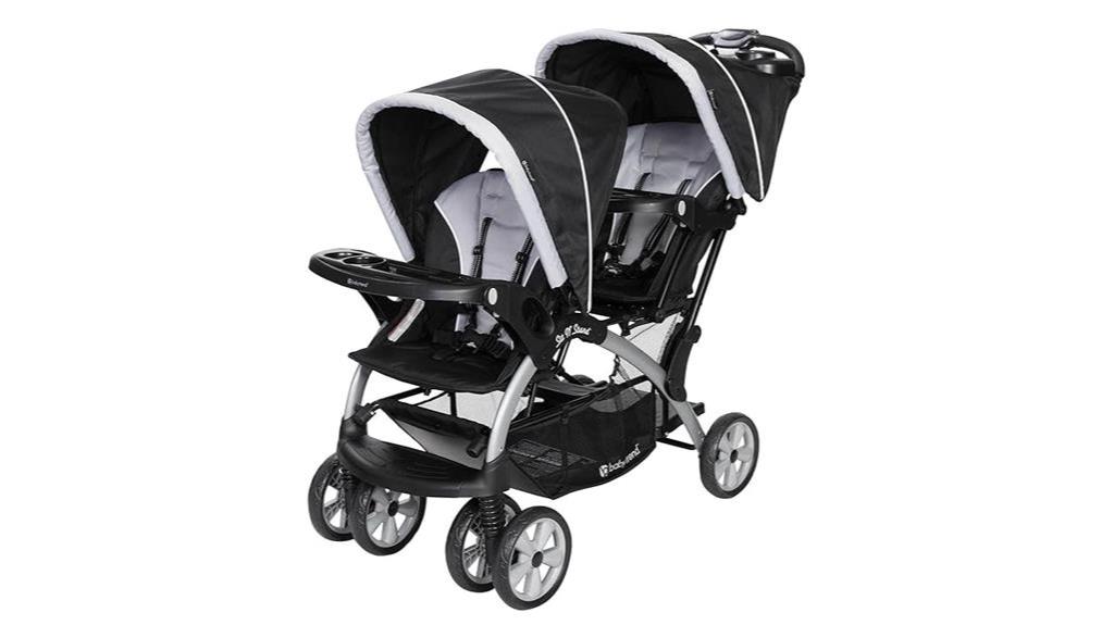 versatile double stroller option