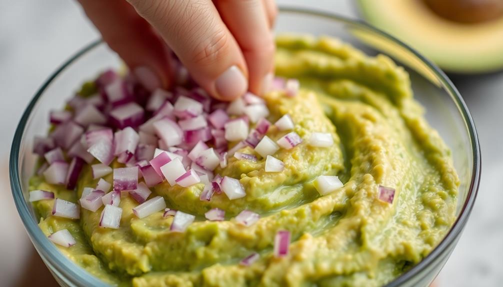 add finely chopped onions