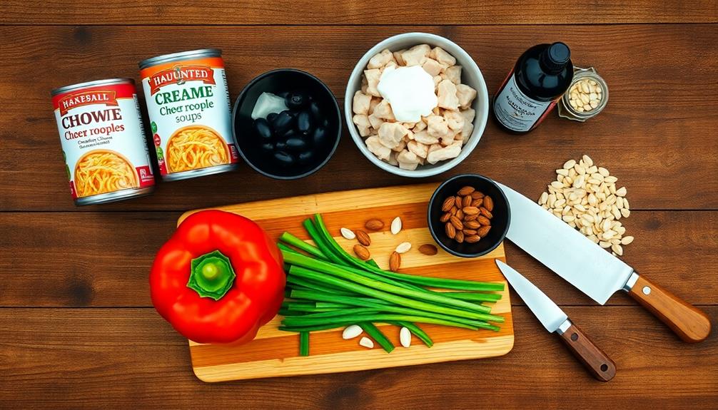 cooking instructions and ingredients