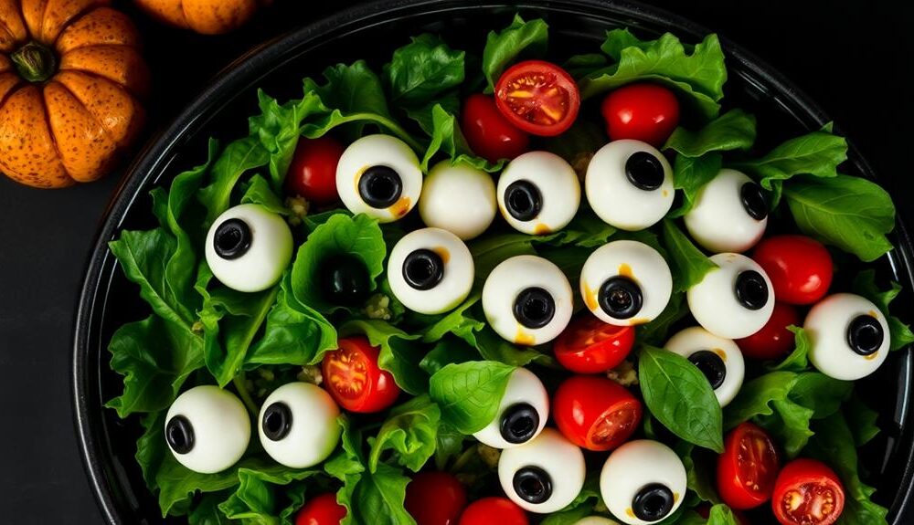 eerie eyeball salad delight