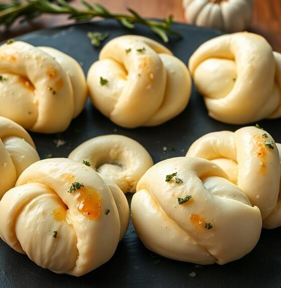 hauntingly delicious garlic knots