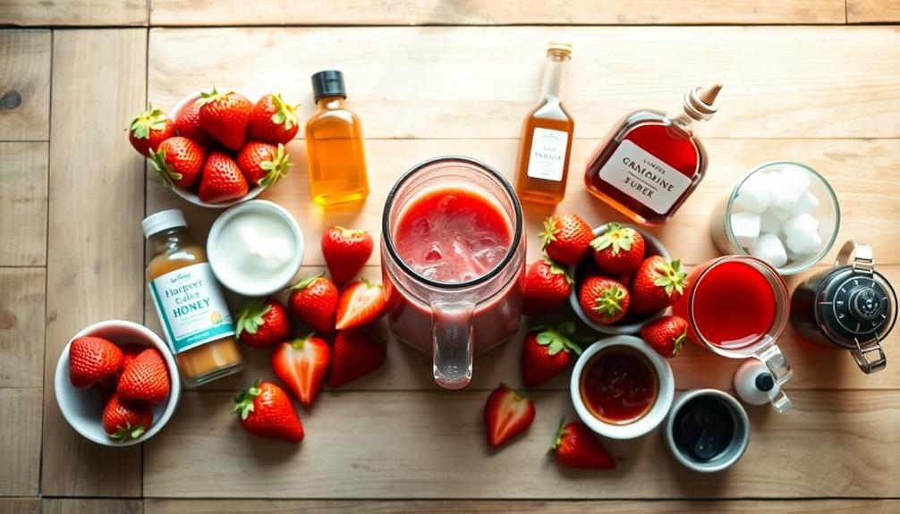 incorporate ice and honey