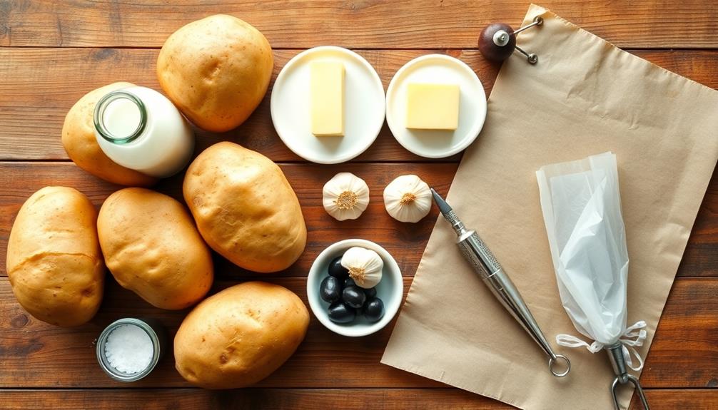mash potatoes with butter