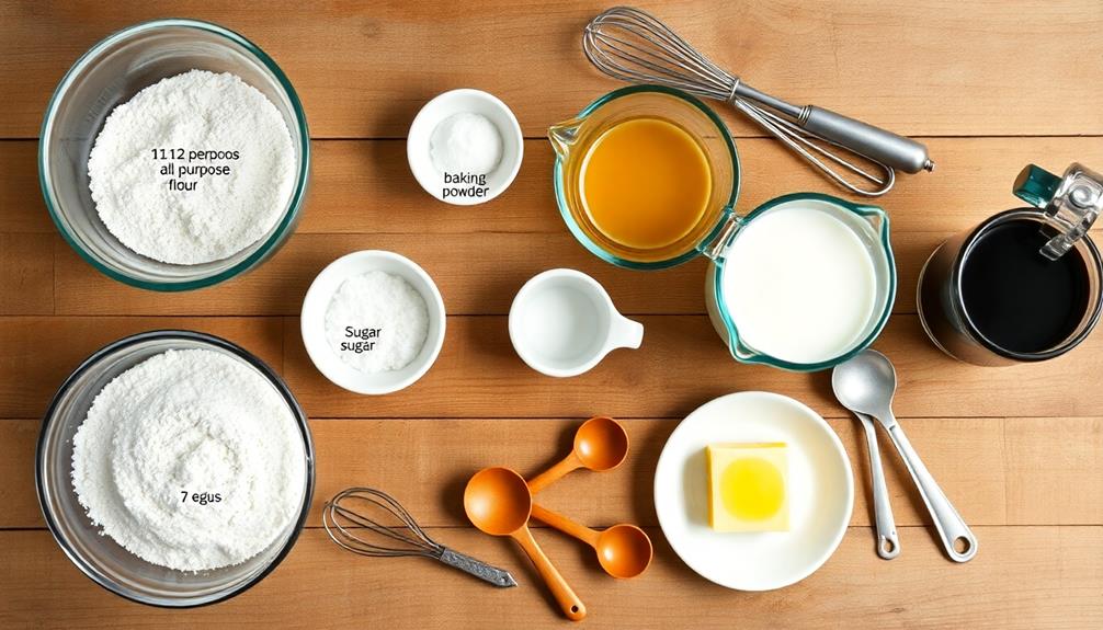 mix wet and dry ingredients
