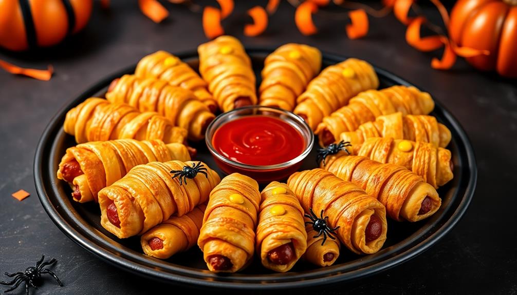 mummy wrapped hot dogs