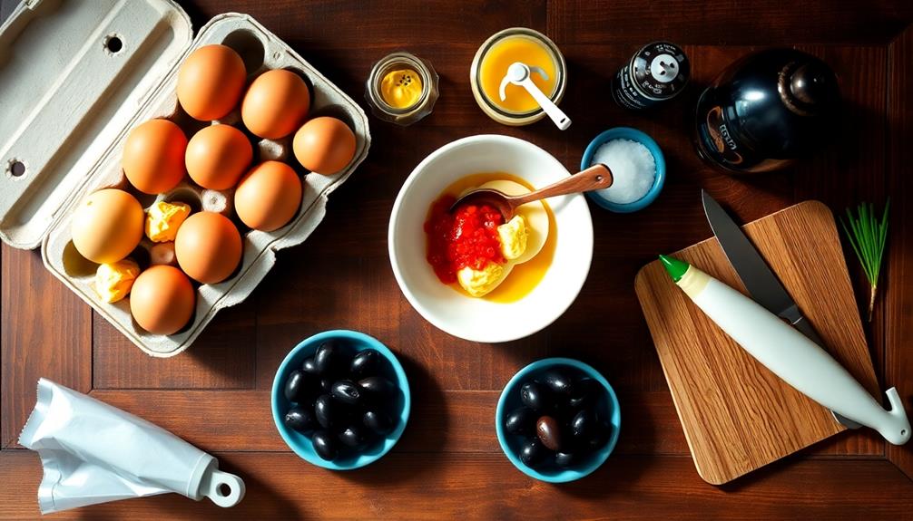 pipe filling egg whites