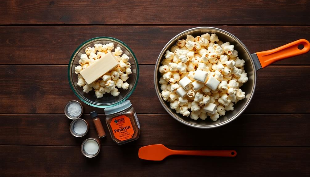 pop kernels in oil