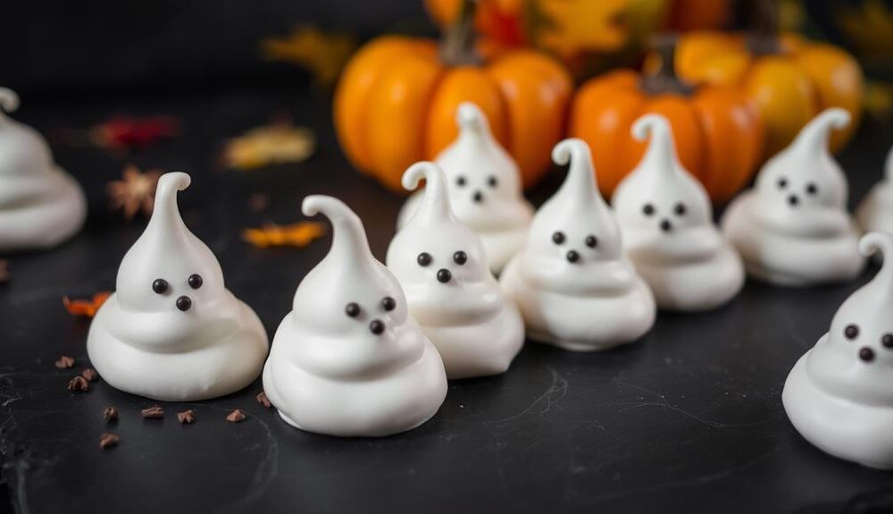 spooky sweet meringue treats