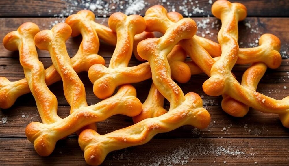 spooky themed breadsticks recipe