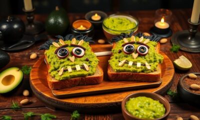 unique avocado toast creation