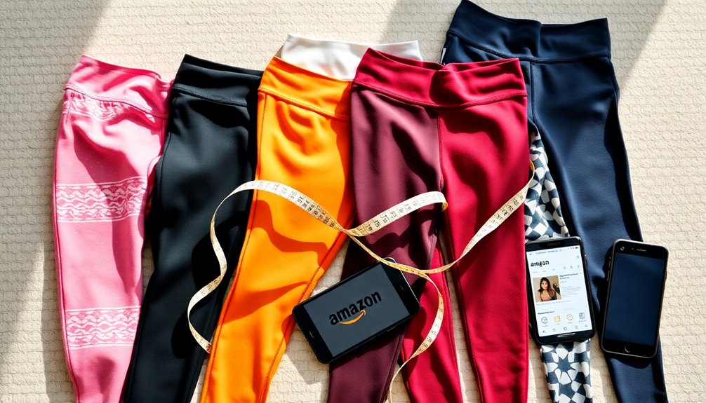 choosing leggings on amazon