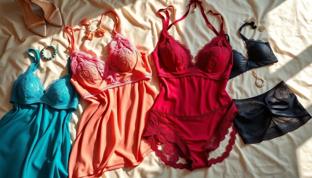 confident and beautiful lingerie