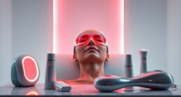 red led mask therapy