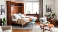 space saving murphy bed options