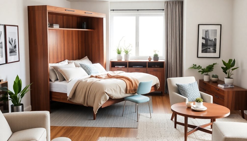 space saving murphy bed options