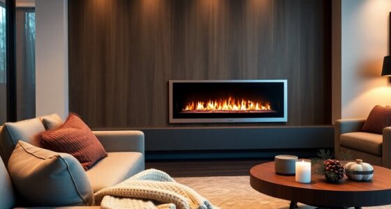 stylish electric fireplaces 2025