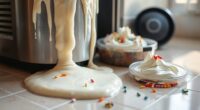 common ice cream machine errors