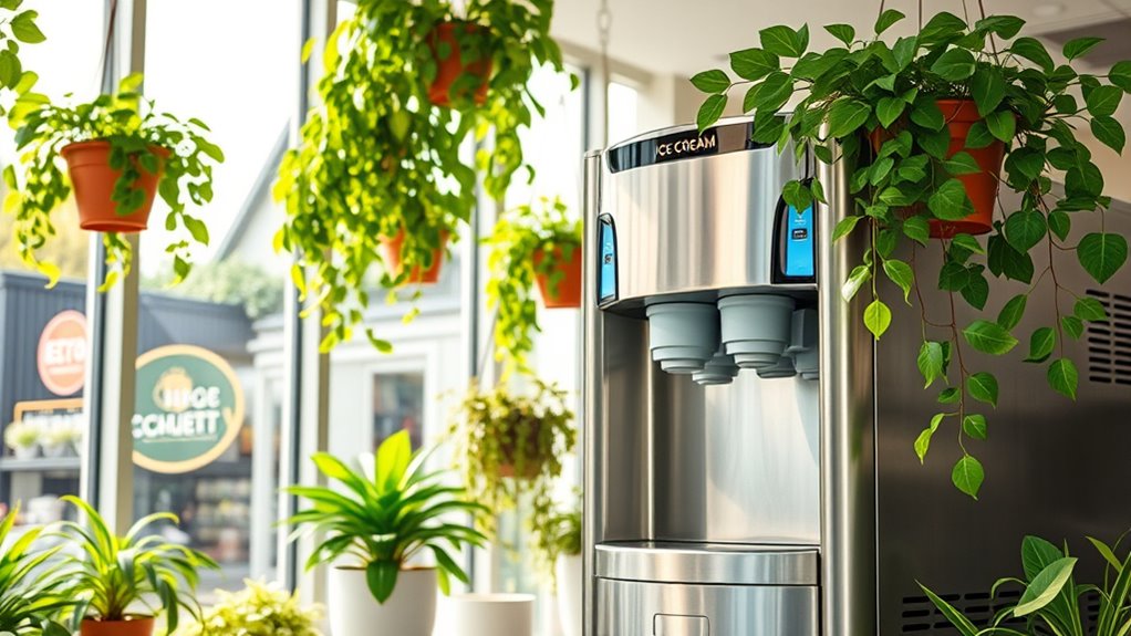eco friendly ice cream machines