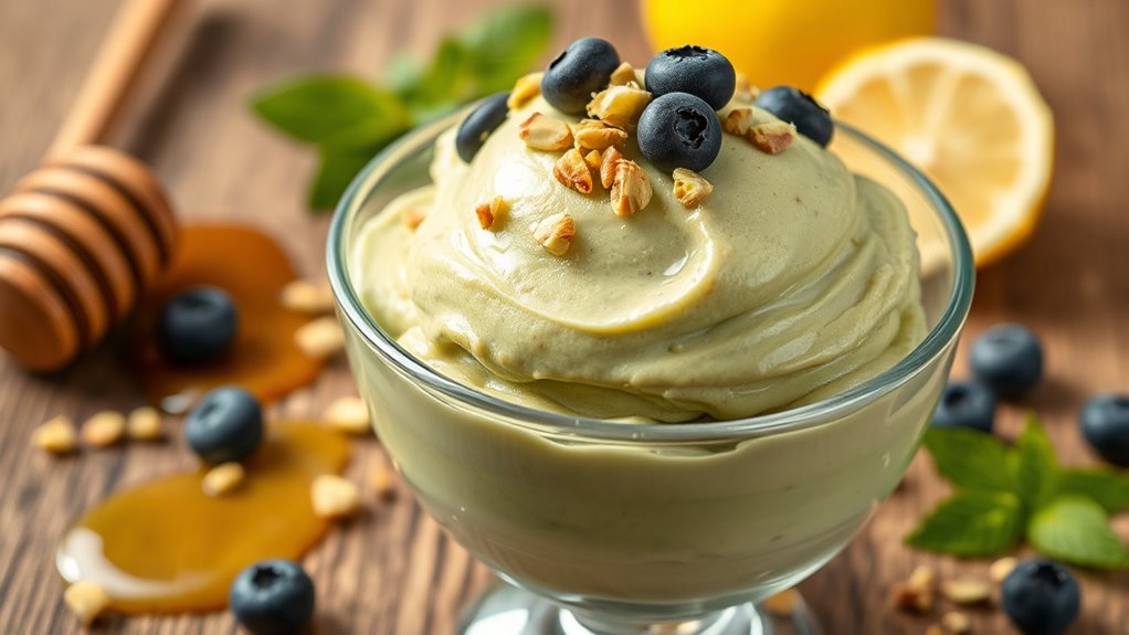 homemade delicious healthy ice cream