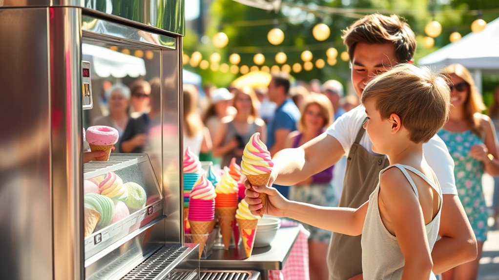 ice cream event catering profit