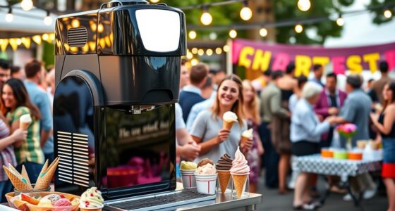 ice cream machine event income