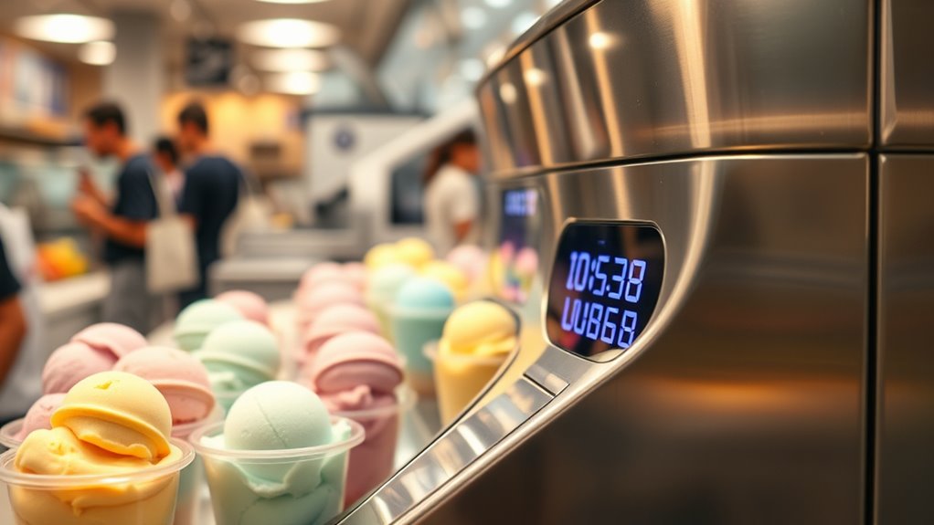 ice cream machine speed